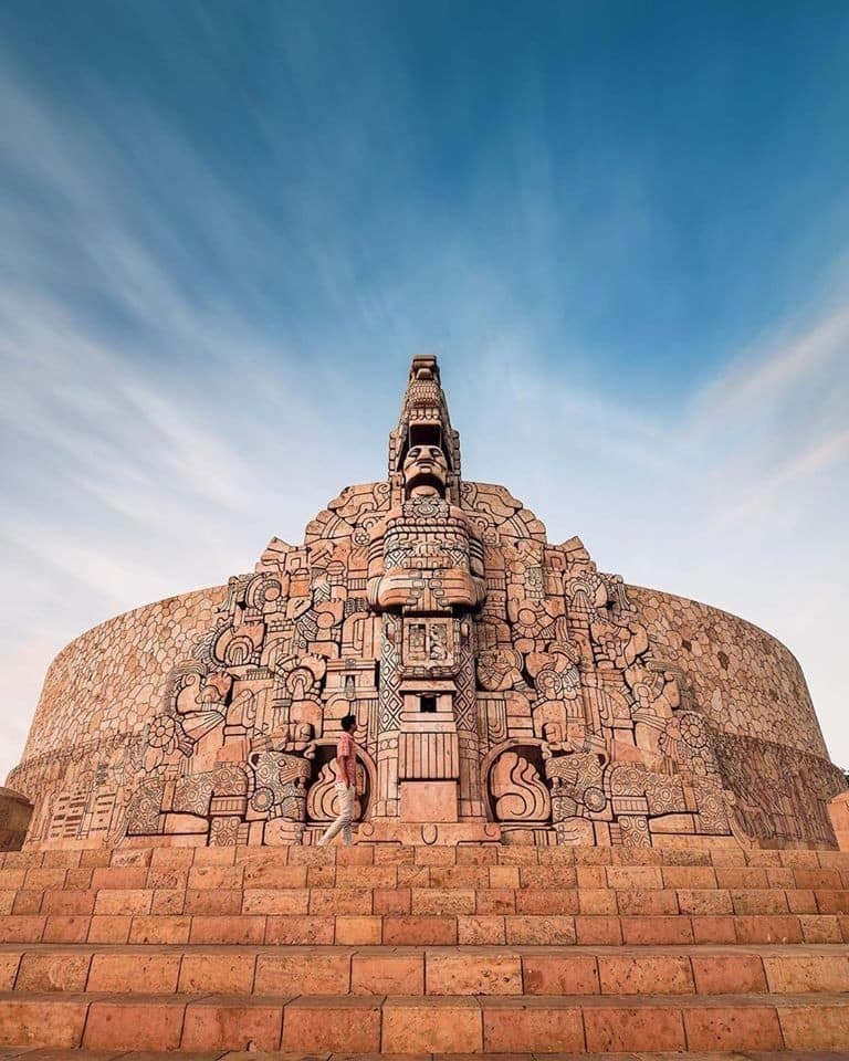 Imagen de monumento a la Patria en Mérida Yucatán